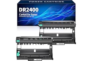 Halloya DR2400 Tambor para Brother DR-2400 para Brother HL-L2310D HL-L2350DN HL-L2370DN HL-L2375DW DCP-L2510D DCP-L2530DW MFC-L2710DN MFC-L2730DW MFC-L2750DW (2 Paquetes)