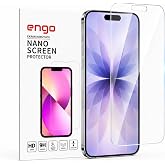 Engo Apple iPhone 17 İle Uyumlu Ekran Koruyucu Şeffaf, Dayanıklı Esnek Yapılı Kırılmaz 9H Nano Cam Koruma 6.3 in&ccedil;