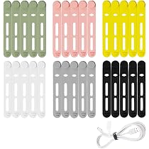 30 Stück Silikon-Kabelbinder – 11 Cm, Wiederverwendbar, 3 Farben, Für Kabel-Organisation Zuhause & Im Büro