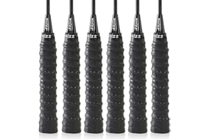 BAIHUALIN Whizz Badminton Tennis Racket Grip Tape Handle Wrap Anti Slip Squash Overgrip with Finishing Tape, Various Options