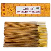 Incenso Goloka 15 Fragranze - 300 Bastoncini Naturali Per Aromaterapia, Meditazione E Yoga - Assortimento Sandalo, Patchouli