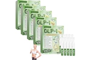 NICOONIU GLP-1 8-in-1 Health Solution OralLiquid,Advanced GLP-1 Oral Liquid,GLP-1 Drops,GLP-1 WeightLoss Drops, Natural Plant Extract, for Men & Women（4 Box*7Pcs）