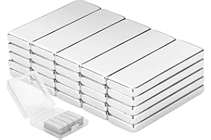 Wukong 25pc Magneti forti neodimio potente magnete calamita super forte da parete, Lavagna per il frigo Lavagna per ufficio Mini magneti (30x10x3mm)