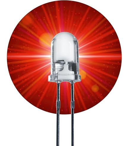 Lumonic 5x Superhelle Schraub-LEDs Für 12V – Gelb, 5mm, Mit Vorwiderstand, Ideal Für Modellbau & DIY