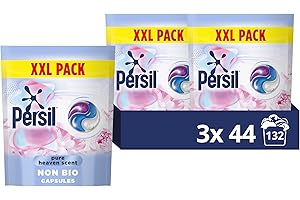 Persil Pure Heaven Scent Non Bio our best delicate fragrance Washing Capsules laundry capsules gentle next to sensitive skin 44 washes - Case pack of 3