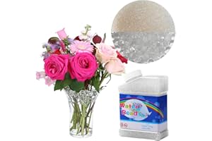 NITZCHE Clear Water Beads 50000 Pcs Transparent Water Gel Balls Biodegradable Beads Vase Filler Beads for Vases, Home Decor, Kitchen Decor, Decorative Filler, Plant Decor