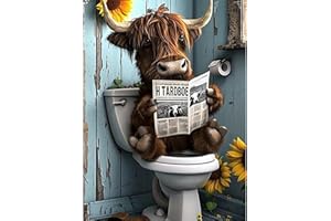 luckyarina Malen Nach Zahlen Erwachsene Kuh-Kühe Malen Nach Zahlen Erwachsene Leinwand,Tieren Paint by Numbers Adult DIY für Geschenk Home Wand Décor 30x40cm