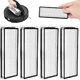 (4 pcs) Hepa filter Roborock for Qrevo S/Qrevo Plus/Qrevo Curv/Qrevo Pro/Qrevo MaxV/Qrevo, robot vacuum cleaner filter