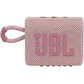 JBL Go 3: Altoparlante portatile Bluetooth, batteria integrata, funzione impermeabile e antipolvere - rosa fucsia