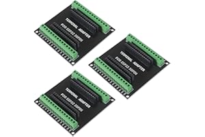 DORHEA 3Pcs ESP32 Expansion Board 30Pin GPIO Breakout Board 1 into 2 Module Terminal Adapter Compatible with 30 Pins ESP32 Development Board