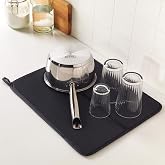 IKEA NYSK&Ouml;LJD 44X36 CM DARK GRAY DISH DRYING PAD COVER DARK GRAY