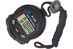 Gusengo cronómetro para Deportes - Cuenta Regresiva múltiples Funciones con Pantalla Gran- con función y Alarma para Uso Entrenadores Deportivos y árbitros