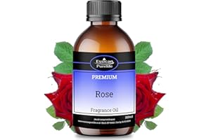AUTHENTIC OIL CO Rose Fragrance Oil, Pure Rose Oil for Soaps Making, Candles, Bath Bombs, Oil Burners, Diffusers, Wax Melts, Perfume Oil, Skin & Hair Care - Perfume Scents - Cosmetic Grade, Vegan & UK Made - 200ml
