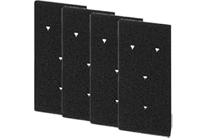 Shutex 4 Set Filter für Bauknecht Privileg Whirlpool HX 481010716911 Trockner Wärmepumpentrockner,Dryer filter Sockelfilter für Wäschetrockner Wärmepumpentrockner und Kondenstrockner,230 x 115 x 14mm