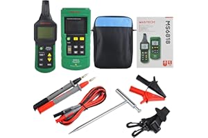 MGL MASTECH MS6818 Network cable tester Portable Professional Wire & Cable Testers Wire Cable Tracker Metal Pipe Locator Detector Tester Line Tracker(MS6818)