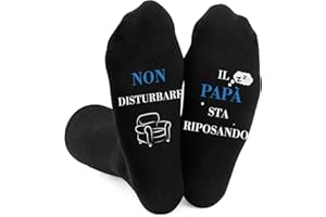 LSVGSAK Regalo Papà, Regali per Papà, Regalo Papa Natale, Regalo Papa, Regali Papa Natale, Festa del Papa Idee Regalo, Regalo Festa del Papà, Regalo Papa Compleanno, Calzini Uomo Divertenti Calze Papa Calzini