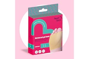 feet bcn Mittelfußpolster mit Gel im Vorfußbereich. Verhindert und verbessert Plantarfasziitis. Größe S: EU 36-40.1 Paar.