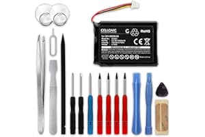 subtel, battery sat nav compatible with Garmin Camper 780, Camper 770 LMT-D, Drive 61 LMT-S (750mAh, 3.7V) + Tool-kit Replacement battery 361-00056-08