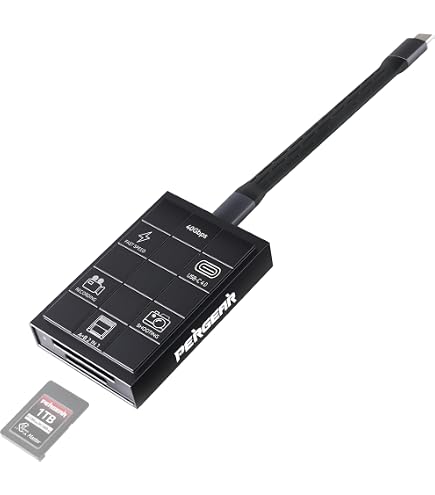 Delkin USB4 CFexpress Typ B Kartenleser – 40 Gbit/s, Thunderbolt™ Kompatibel, Für Windows & Mac