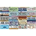 OPO 10 - Set of 20 USA Metal Car License Plates - Replicas of Real American Plates (V1 + V2)