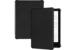 AMZCASE Coque pour Kindle Paperwhite 11ème génération 2021 - Étui Housse Fin de Amazon 6.8" Protection Kindle Paperwhite Mince et Léger, Automatique Veille/Réveil Kindle Paperwhite Édition Signature (Noir)