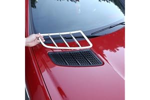 YIWANG ABS Car Engine Roof Air Outlet Decorative Frame Trim 2Pcs For Benz SLK Class R172 SLK200 250 350 2011-2015 Auto Accessories (Silver)