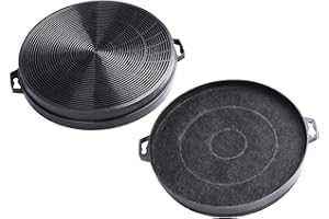 AQUAHOUSE Lot de 2 filtres à charbon pour hotte aspirante Constructa, Whirlpool FAC539 B210 CHF210, Zanussi (CHF02W)