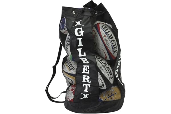 Gilbert Sac de Transport Respirant pour Ballon de Rugby