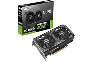 ASUS DUAL NVIDIA GeForce RTX 4060 TI OC Editione Versione 2 Scheda Grafica, 8 GB GDDR6 128-bit 18 Gbps PCIE 4.0, GPU Tweak III, DUAL RTX4060TI-O8G-V2
