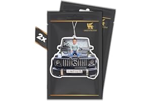 R&M ORIENT Set di 2 deodoranti a forma di albero profumato – deodorante automatico per auto divertente tuning – Car Air Freshener ciondolo profumato auto (ENGLISH PEAR & FREESIA, 2 pezzi)