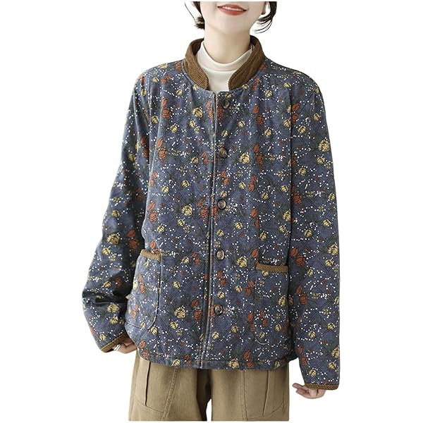 Veste Matelassée Légère Femme Style Chinois - En Coton Et Lin, Doublure Coton - Taille Unique, Couleur Noir - Boutons Frog Traditionnels