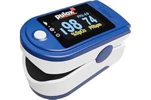 PULOX PO-200 20152949 Pulsoximeter, Vit, Blå 57 x 33 x 32 mm