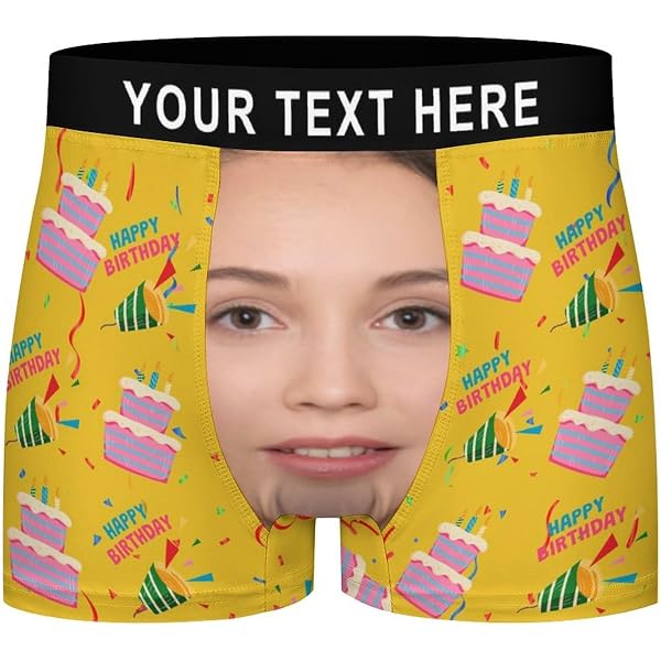 Calzoncillos Boxer Personalizados Con Foto - Regalo Divertido Para Novio, Esposo, Cumpleaños O Navidad