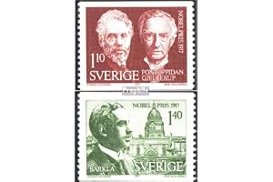Sverige 1010-1011 (fullständigt utgåva) 1977 Nobelpristagare (Frimärken för samlare)