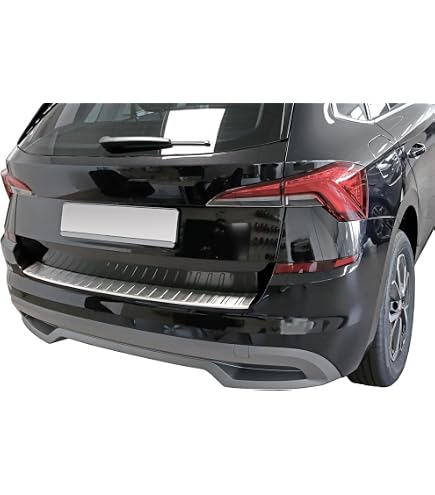 Protezione Paraurti Posteriore Auto Per Skoda Kamiq NW4 I 2019-2024, Fibra Di Carbonio Bagagliaio Battitacco Scratch Guard,protezione Bordi Del Bagagliaio - 10