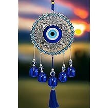Buy DT DECTONE Metal Om Design Evil Eye With Blue Pendant