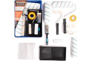 Paint Roller Set | Painting Set | Wall Painting Set by Hynec Technologies - Medium Set - Including Paint Roller, Paint Tray, Small Paint Roller and Tray and Paint Brush