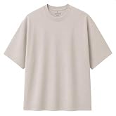 RANUD Erkek Oversize Fit Tiş&ouml;rt,%100 Pamuk, Yumuşak Fır&ccedil;alı Kumaş, OEKO-TEX Sertifikalı
