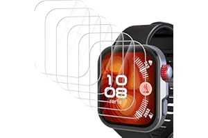 WD&CD 6 sztuk szkła hartowanego kompatybilne z HUAWEI WATCH FIT 4 Pro, ochraniacz ekranu Premium szkło hartowane kompatybilny z WATCH FIT 4 Pro Bubble Free/HD Clear