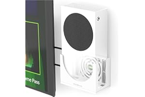 TotalMount Wandhalterung für Xbox Series S mit Wasserwaage und Hitze Management Konsolen Halterung für Wandmontage, 0317