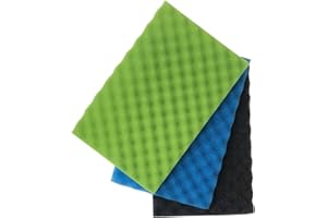 Sconosciuto Pesci laghetto Filtro Spugna includono Tre Pezzi, 43,2 x 27,9 cm, Confezione da 1 Set