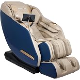 RoboTouch EcoZen Full Body Massage Chair with Zero Gravity, Shiatsu Massage, Heat Therapy, Air Compression, Foot Rollers, Blu