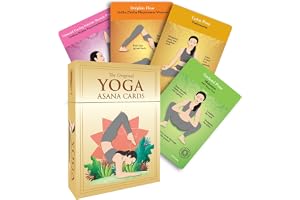 De ursprungliga yoga-asana-korten – träningsdäck med 120+ poser – sekvensering med sanskritsvansar och namn för nybörjare och lärare – present