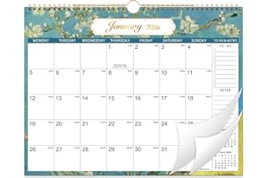 Artfan 2026 Calendar - Calendar 2026 uk from July 2025 - December 2026, 18 months to view, 14.8'' x 11.5'', Perfect for Planning and Organizing Your Home and Office, Green