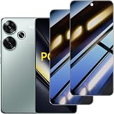 skoxno [2 Pieces] Privacy Screen Protector for Xiaomi Poco F6, Tempered Anti-Spy 9H Hardness, Anti-Scratch, Anti-Fingerprint,