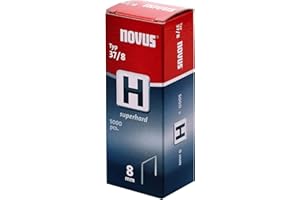 NOVUS Agrafe H 37 6MM 5000 pièces EXTRA DURE