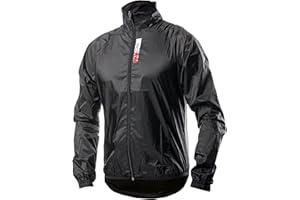 BIOTEX Mantellina X-Light Unisex Antivento e Traspirante, Giacca Traspirante e Ripiegabile per Ciclismo e Running