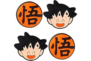 TCPENG® Thumb Grip Caps Compatible with Nintendo Switch/OLED/Switch Lite, Soft Silicone Joystick Grip Cute 3D Analog Stick Cover (Son Goku)