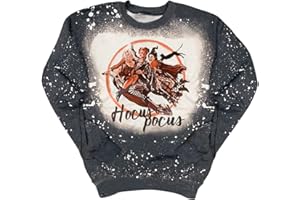 CHUNTIANRAN Sanderson Witch Museum Sweatshirt For Women Happy Halloween Pullover Shirts Teen Girls Funny Witches Graphic Fleece Tops