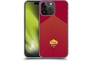 Head Case Designs Licenza Ufficiale AS Roma Freccia Grafica Crest Custodia Cover Dura per Parte Posteriore Compatibile con Apple iPhone 15 PRO Max
